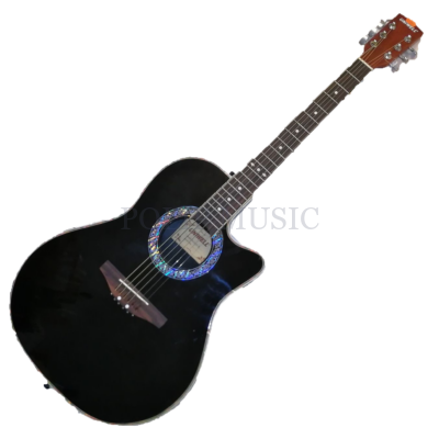 Uniwell LO200 BK elektroakusztikus gitár