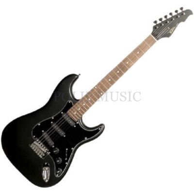 Vision ST5 BM “Black Head” series matt fekete elektromos gitár