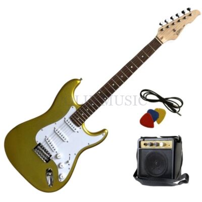 Vision ST5 Gold elektromos gitár + Mini gitárerősítő Szett