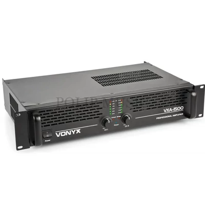 Vonyx VXA-1500 végfok erősítő 2x750w Bridge 1x1500w