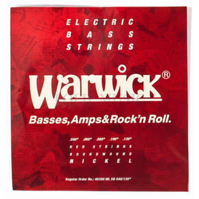 Warwick 42300 Label 5 Red  basszus húr 040-130