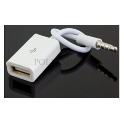 ZLA0581B USB aljzat - 3,5mm jack dugó kábel (iPod) 10 cm