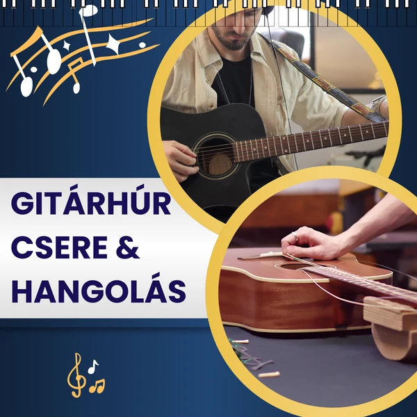 Munkadíj (Húrcsere+hangolás)