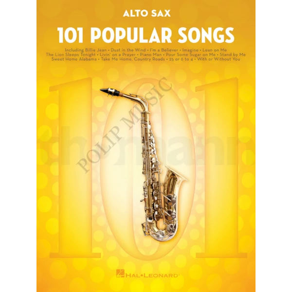 Hal Leonard 101 Popular Songs for Alto Sax Kotta