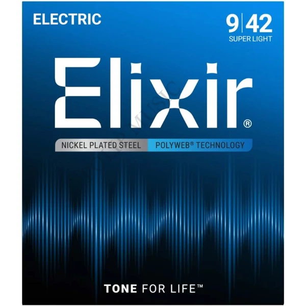 Elixir PolyWeb (12000) 9-42 Super Light elektromos húr szett