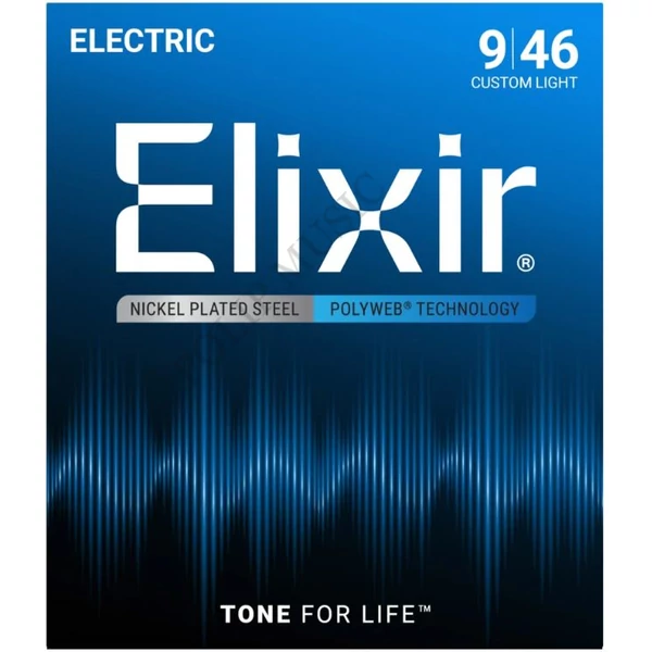 Elixir PolyWeb (12025) 9-46 Custom Light elektromos húr szett