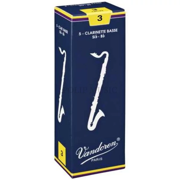 Vandoren CR123 Classic basszus klarinét nád 3
