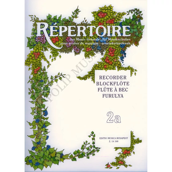 Bali János Répertoire zeneiskolásoknak Furulya 2a