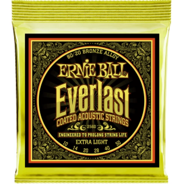 Ernie Ball 2560 Extra Light 010-050 akusztikus gitárhúr szett