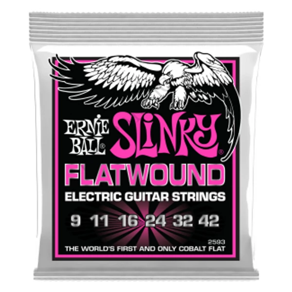 Ernie Ball FLATWOUND SUPER SLINKY 09-42 elektromos gitárhúr szett