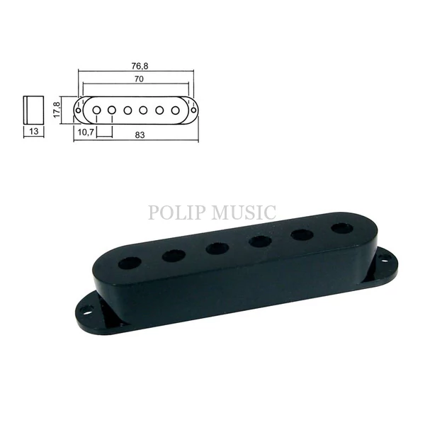 Bas v.d. Broek SPC-30-BK pickup fedél fekete