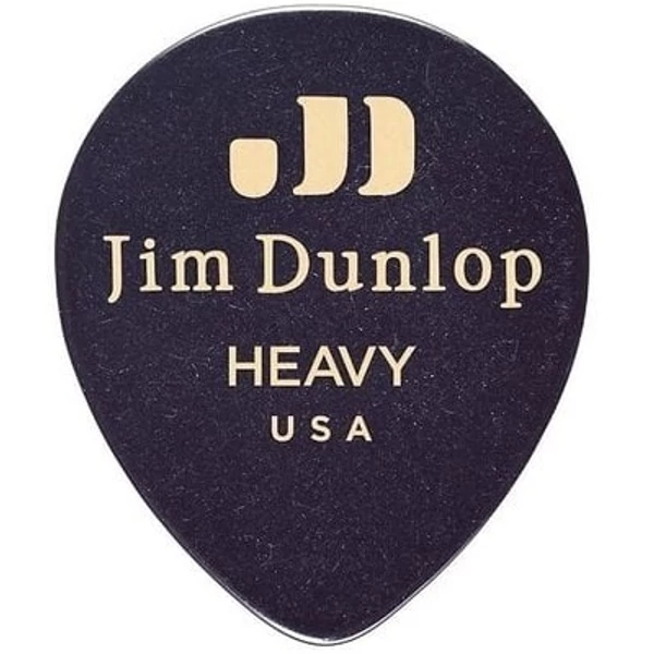 Dunlop 485R-03HV Celluloid Teardrop Black pengető Heavy