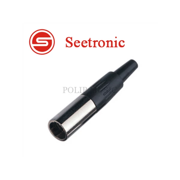 Seetronic ST102 Mini XLR lengő papa csatlakozó, 3 pólusú