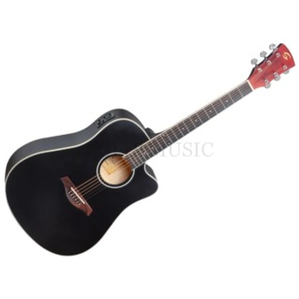 Soundsation MEADOW DNCE-BK Dreadnought elektro-akusztikus gitár