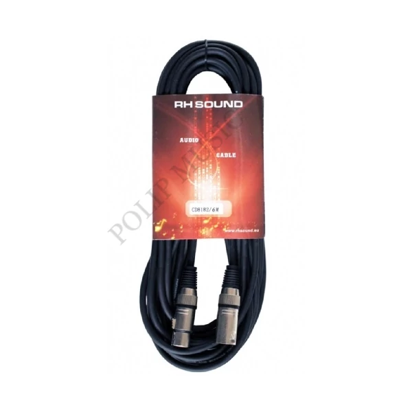 RH SOUND CD8182 XLR-XLR mikrofon kábel 6m