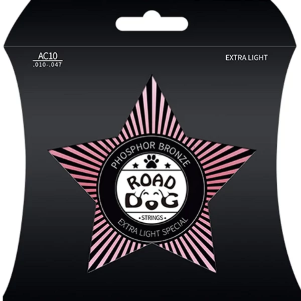 Road Dog AC10 Extra Light 010 - 047 akusztikus gitárhúr szett