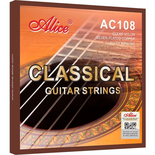 Alice AC108-N Medium 028-043 klasszikus gitárhúr szett