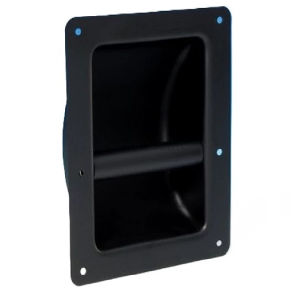 Adam Hall 3402 fekete fém 162x220x60 mm hangfal fül