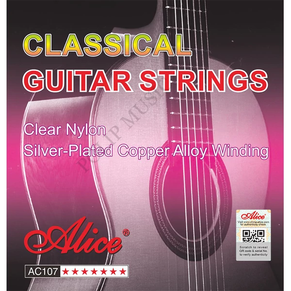 Alice AC107-N1 különálló nylon klasszikus gitárhúr E1