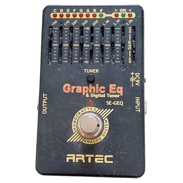 Artec SE-GEQ Graphic Equalizer & Chromatic Tuner (Használt cikk)