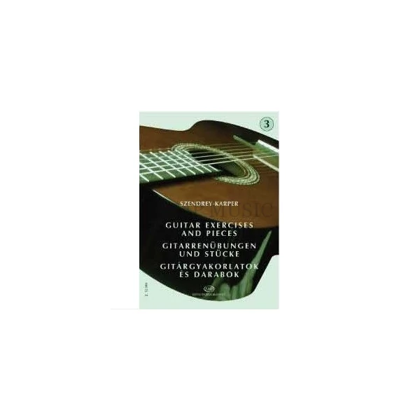 Szendrey-Karper Gitárgyakorlatok és darabok 3
