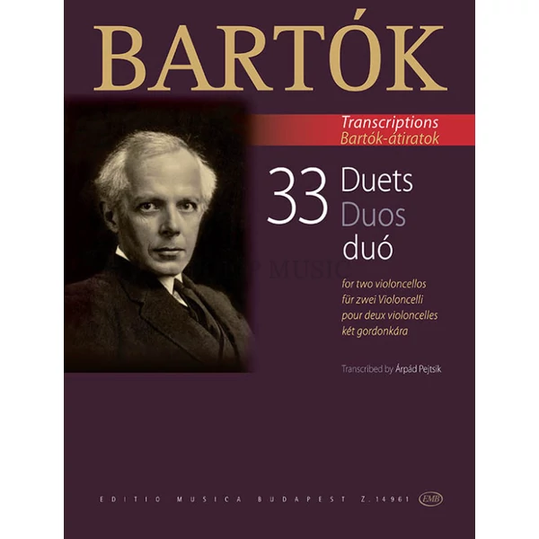 Bartók Béla 33 duó két gordonkára a 44 hegedűduó című sorozatból