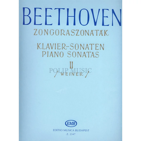 Weiner Leó Beethoven, Ludwig van Zongoraszonáták 2