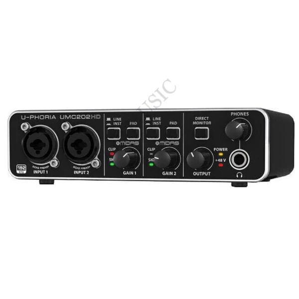 Behringer U-Phoria UMC202HD USB Audio interfész