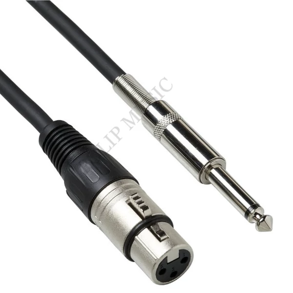 Bespeco BSMA100 mono Jack 6,3mm-XLR Mikrofonkábel 1m
