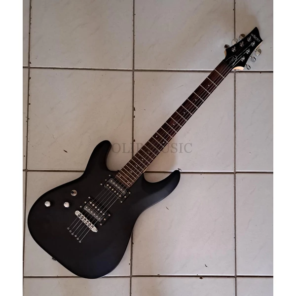 Schecter C6 Deluxe BK LH balkezes elektromos gitár (Használt cikkek)