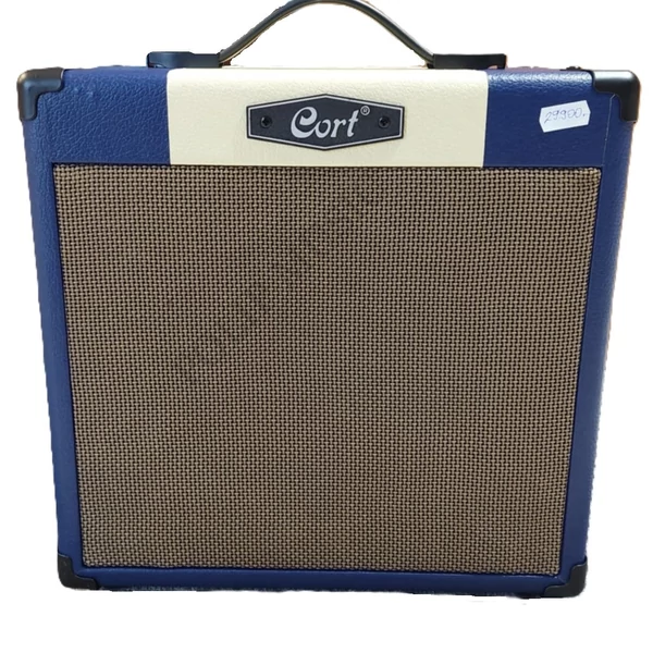 Cort CM15R-DB gitárerősítő zengetővel 15 Watt sötétkék (Használt cikk)