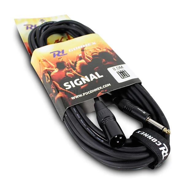 Power Dynamics PD Connex CX38-8 ( 6,3 mono jack-xlr papa ) 8m jelkábel
