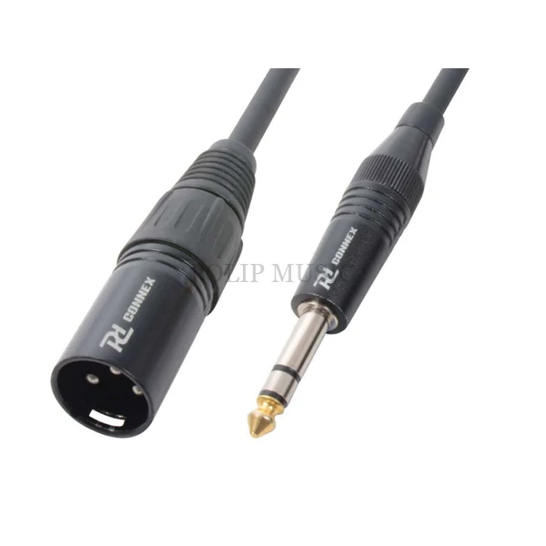 Power Dynamics PD Connex CX44-8 ( 6,3 stereo jack - xlr papa ) 8m jelkábel