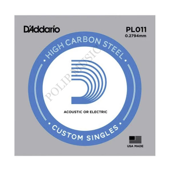 D'addario PL011 különálló elektromos - akusztikus gitárhúr