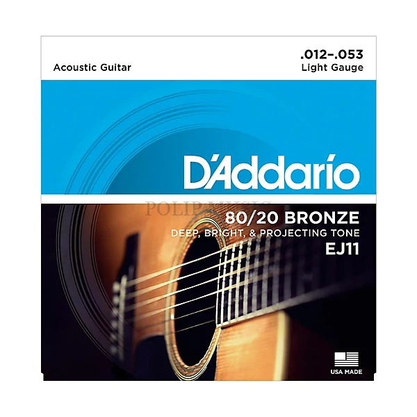 D’Addario EJ11 Light Tension 012-053 akusztikus húr szett
