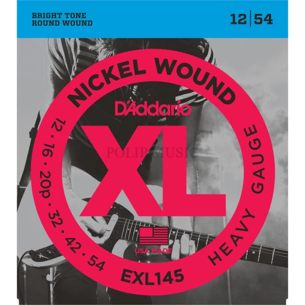 D’Addario EXL145 Heavy Gauge 012-054  elektromos gitárhúr szett