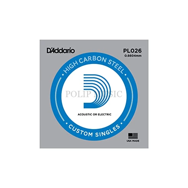 D'addario PL026 különálló elektromos - akusztikus gitárhúr