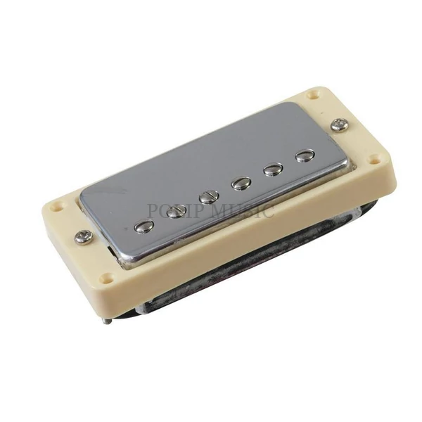 DIMAVERY humbucker ezüst sapkával, kerettel