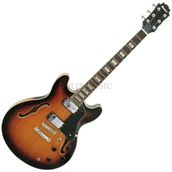 Dimavery  SA-610 sunburst elektromos Jazz gitár