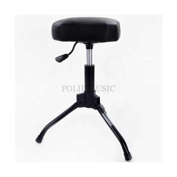 Euromusic E-DSZ3-BK Pneumatikus állítás 57-72 cm Acél Fém dobszék