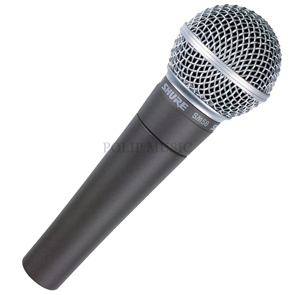 Shure SM58-LCE dinamikus mikrofon kapcsoló nélküli