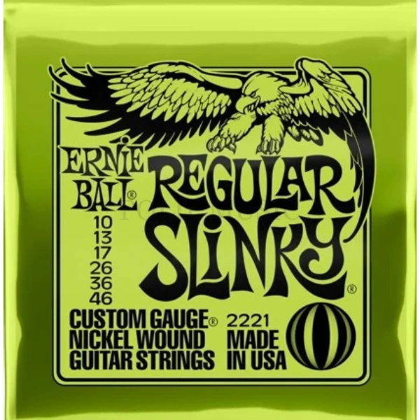 Ernie Ball 2221 Nickel Wound Regular Slinky 010-046 elektromos gitárhúr szett