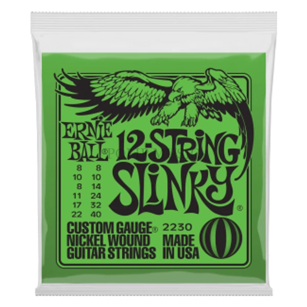 Ernie Ball 2230 12-String Slinky akusztikus gitárhúr szett