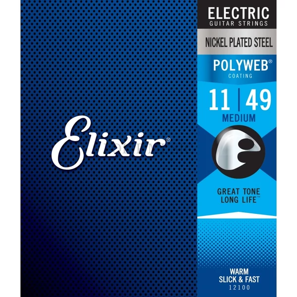 Elixir PolyWeb (12100) 11-49 Medium elektromos húr szett