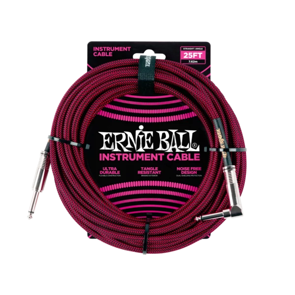 ErnieBall 6062 szövet hangszerkábel 7,65m