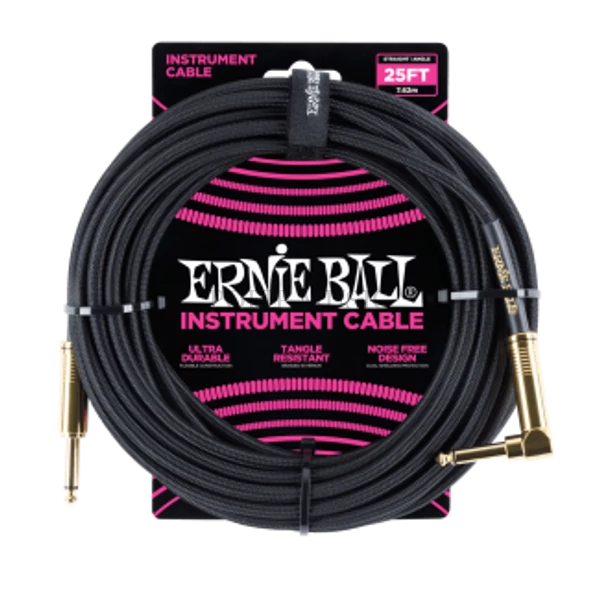 ErnieBall 6058 szövet hangszerkábel 7,65m