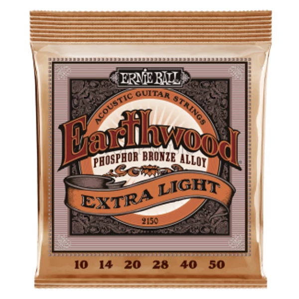 Ernie Ball 2150  Light Earthwood Phosphor Bronze 010-050 akusztikus húr szett