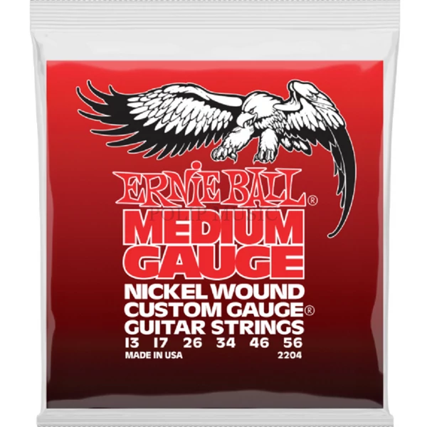 Ernie Ball 2204 Nickel Wound Medium 013-056 elektromos gitárhúr szett