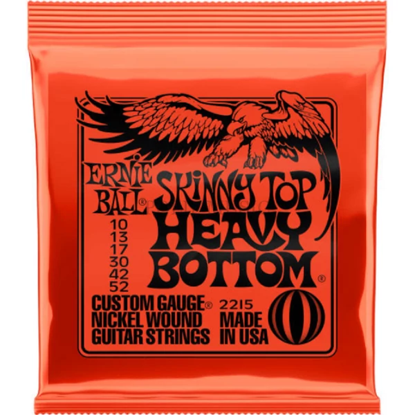Ernie Ball 2215 Nickel Wound Skinny Top Heavey Bottom 010-052 elektromos gitárhúr szett