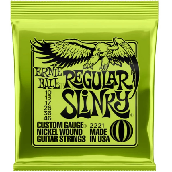Ernie Ball 2221 Nickel Wound Regular Slinky 010-046 elektromos gitárhúr szett